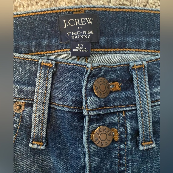 J.CREW 9” Mid-Rise Skinny Jeans - Picture 5 of 10